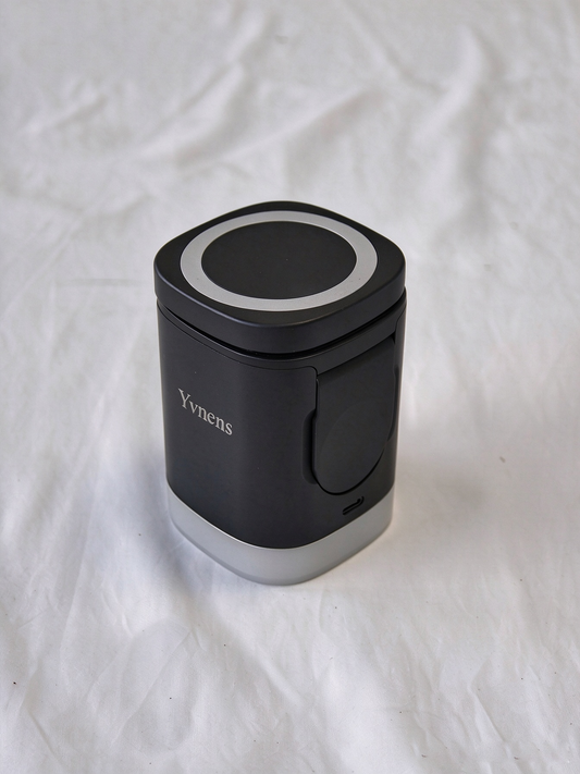 Wireless Charging Stand, Magnetic, 15W Fast Charger Compatible with MagSafe, with 20W PD Adapter Included